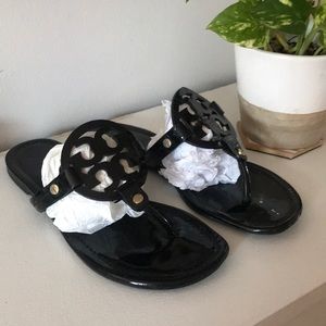 Tory Burch Miller Sandal Black | Sz 6.5